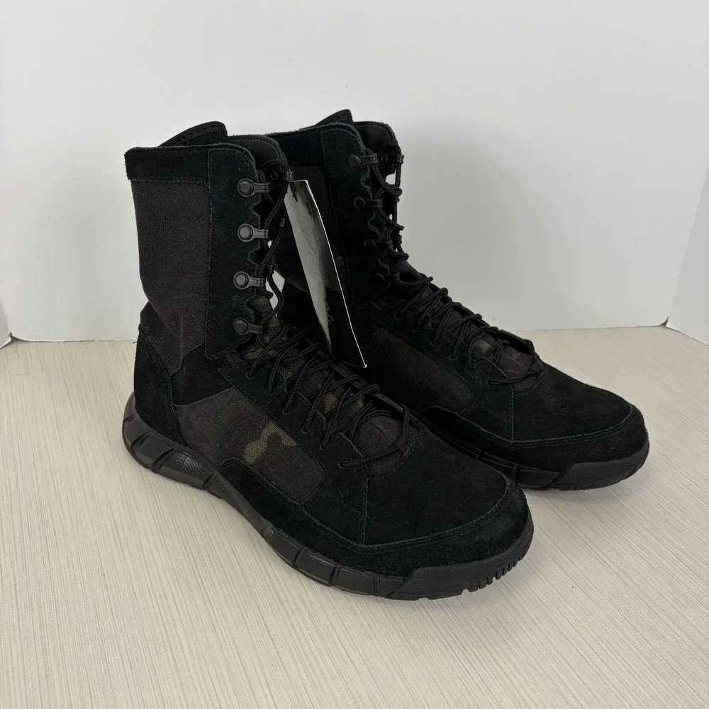 Oakley Mens Size 10.5 Light Assault Leather Boot MultiCam Black NEW!